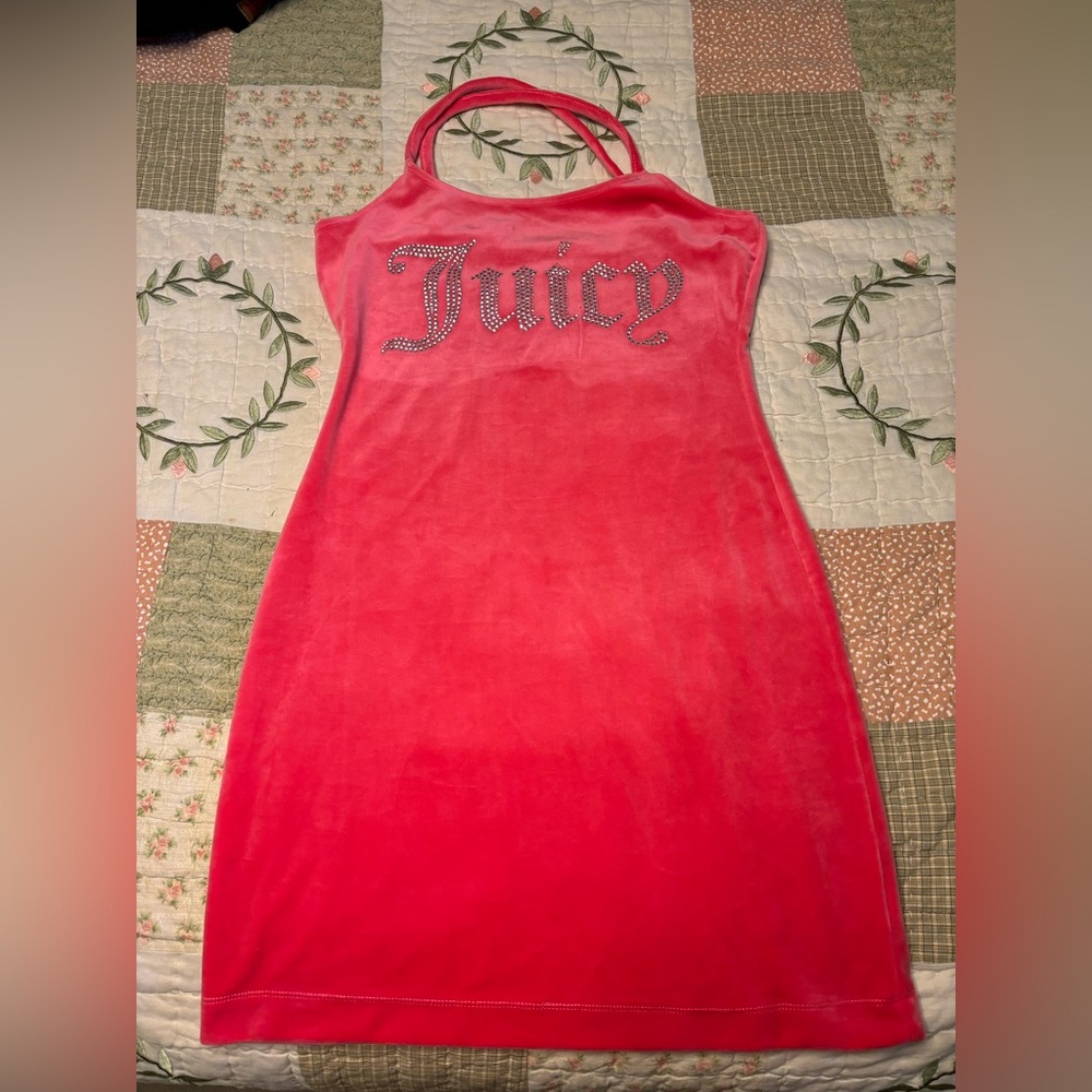 Juicy couture velour dress, size large